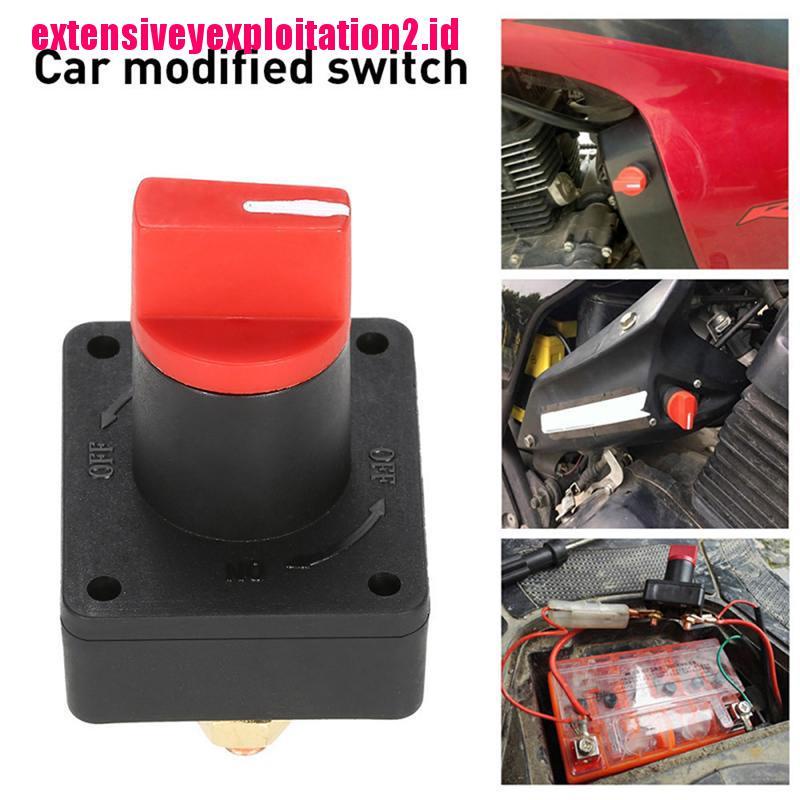 &lt; E2id &amp; &gt; Saklar Switch Putar Pemutus Arus Aki Mobil 100A