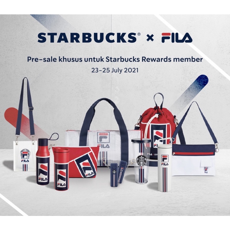Sedotan Starbucks x Fila (Straw Reusable)