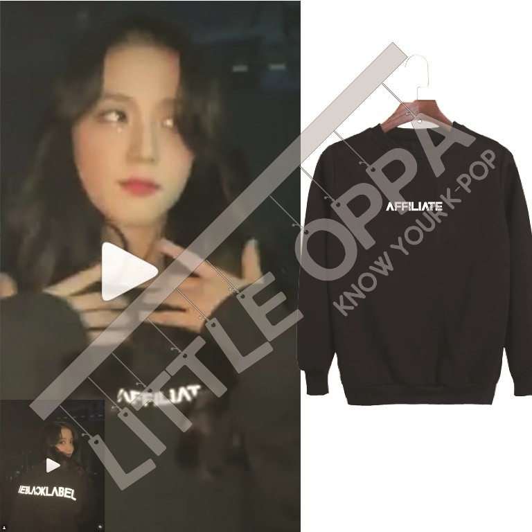 JACKET SWEATER KPOP IDOL FASHION BP JISOO AFFILIATE SWEATER