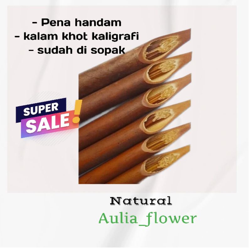 

Handam pena / kalam khot kaligrafi 30 cm sudah di sopak