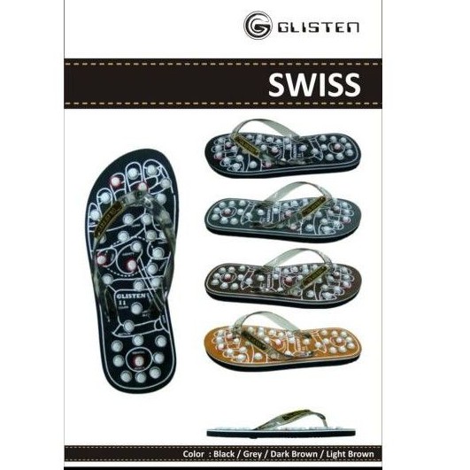 sandalsehat/sandal murah/sandal pijet/sandal refleksi/sandal terapi/glisten Swiss/sandalrematik