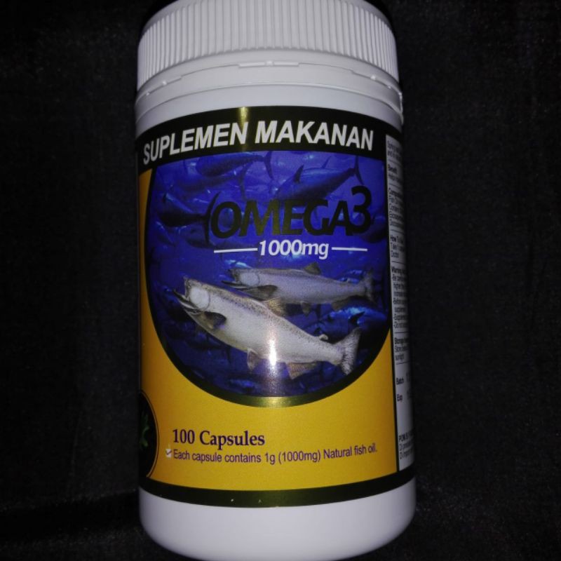 OMEGA 3 SOFTGEL  1000 mg isi 100 Kapsul, HALAL AUSTRALI