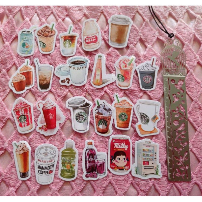 

Stiker Set DRINK untuk Journal / Scrapbook / Diary / DIY