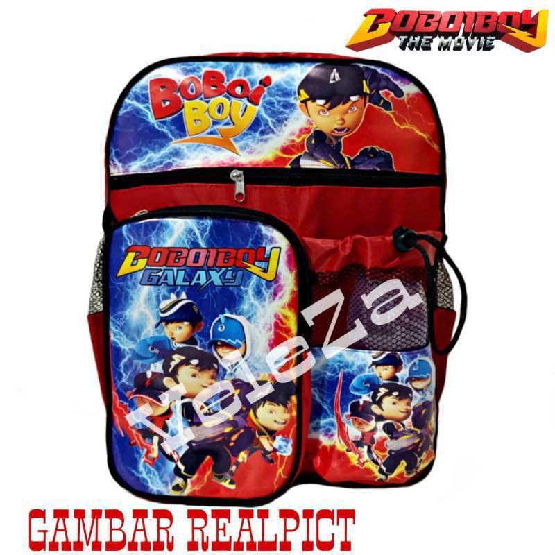 Tas ransel anak karakter Boboiboy free botol minum - Tas anak