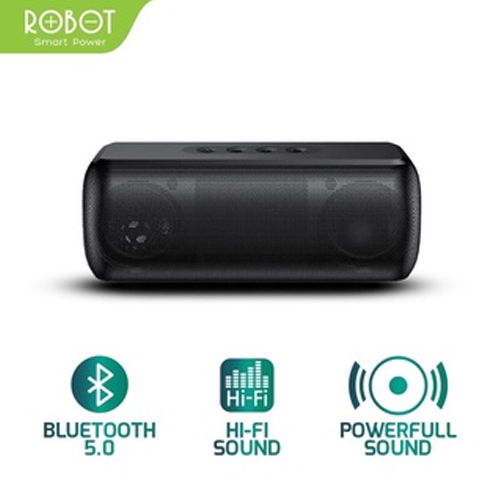 Robot Speaker Bluetooth Portable RB220 RB-220 Wireless Super Bass True Stereo Sound Original - Garansi Robot 1 Tahun