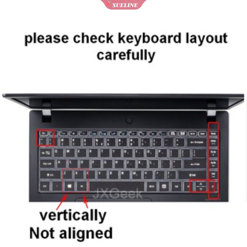 Cover Pelindung Keyboard Acer Aspire 5 A514 Aspire 3 A314 Travelmate P214 Swift5 SF515 14 Inch Bahan Silikon Tahan Air Debu