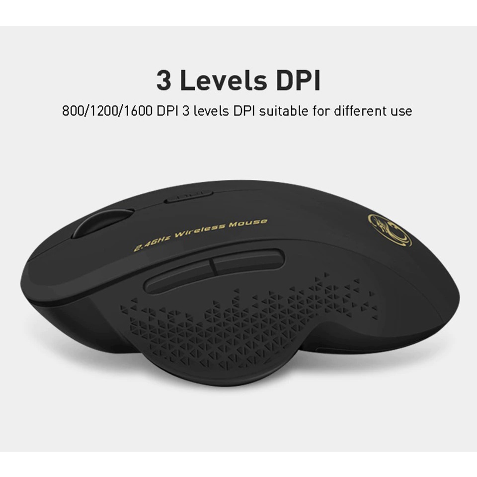 Optical Mouse Wireless Gaming Rechargeable Free Dongle 2.4GHz 2400 DPI