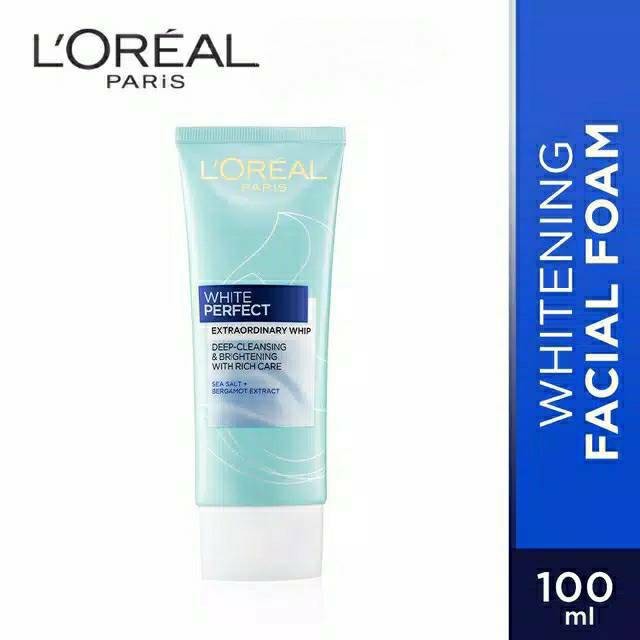 ★ BB ★ L'OREAL Paris Aura Perfect Whip Foam Facial Wash - 100ml (Untuk Kulit Cerah Tanpa Noda) - LOREAL