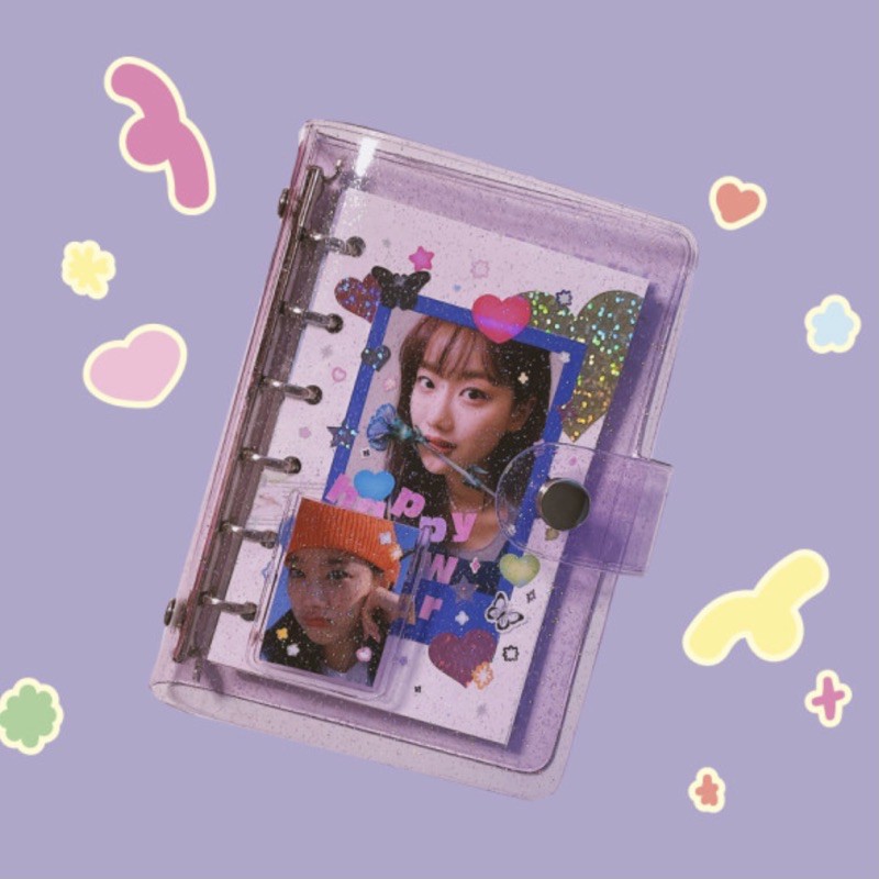 A Bubble Crush- A7 Binder Purple