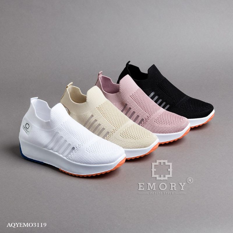 SEPATU WANITA EMORY STYLE FLEXKNIT WEDGES AQYEMO 3119