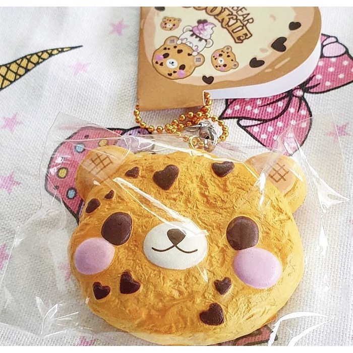 PROMO SQUISHY LICENSED KARAKTER yummiibear cookie by creamiicandy (ORI