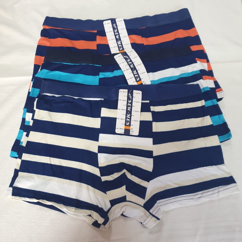 Boxer Pria Casual Motif Belang PREMIUM  , Bahan Adam Nyaman Di Kulit , RANDOM BEST SELLER