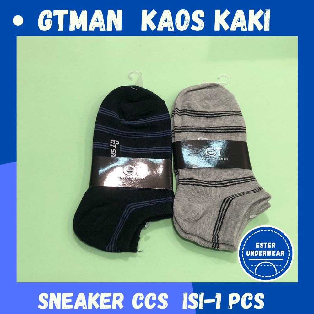 Kaos Kaki GTMAN  Sneaker GT CCS ISI 1 Pasang