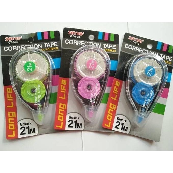

Lusin Tipex Correction Pen Tape Kertas - Joyko Ct-533 Murah! Termurah