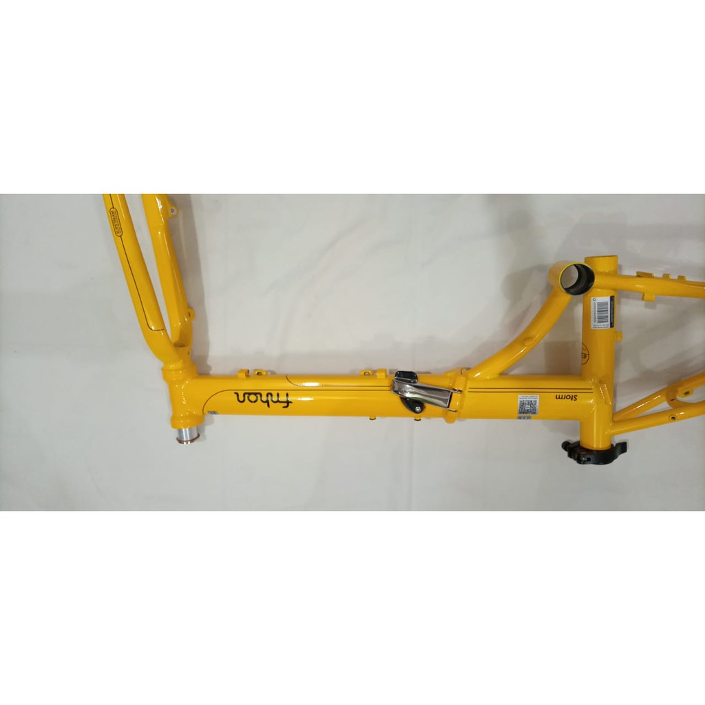 Frame fork FNHON Storm Kuning Yellow Metalic Bright Orange Discbrake Disc brake DB not Blast Gust