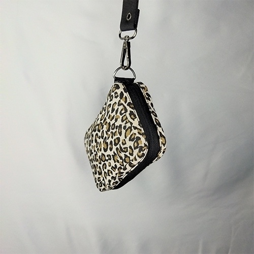 Dompet Kartu Motif Leopard Dompet Mini Gantung