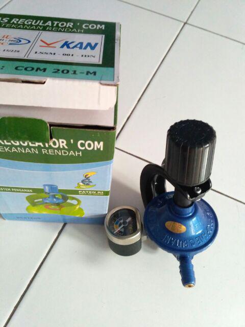 Regulator Gas Meter Tekanan Rendah Destec Com 201m Dua Sistem Pengaman Sni Original