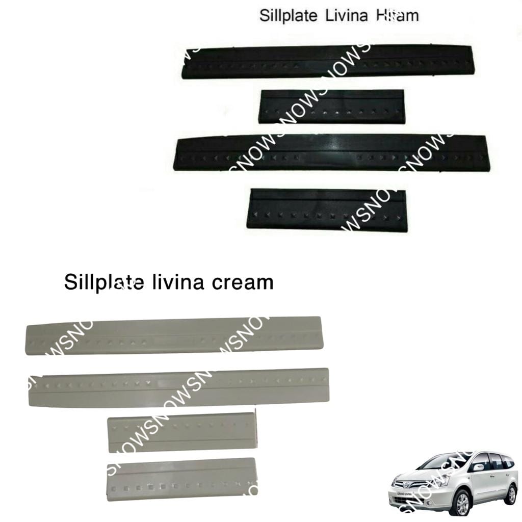 Sillplate Samping Nissan Grand Livina Hitam Cream