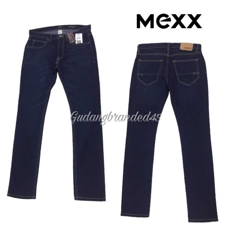 celana jeans Denim Celana Pria casual Blue jeans