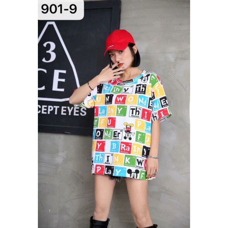 MURAH KAOS MICKEY MOUSE OVERSIZED YANG LAGI NGE-TREND