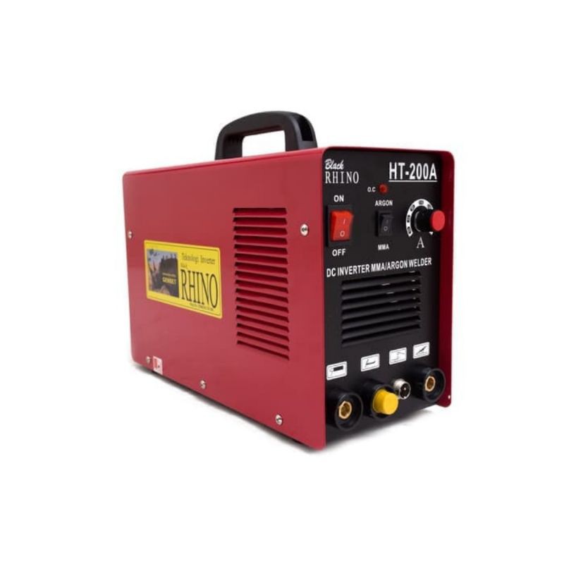 Las Argon TIG RHINO Mesin Travo Las Black RHINO HT-200