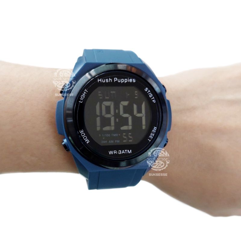 HUSH PUPPIES HP8571 | JAM TANGAN PRIA WANITA HUSH PUPPIES DIGITAL RUBBER STRAP