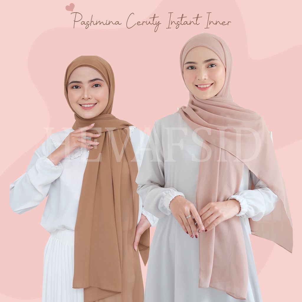 Pashmina Ceruty Inner Premium Baby Doll Import