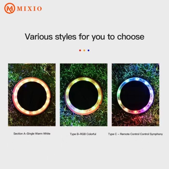 MIXIO - Solar Lawn Light Outdoor Waterproof / Solar Lights Home 4pcs