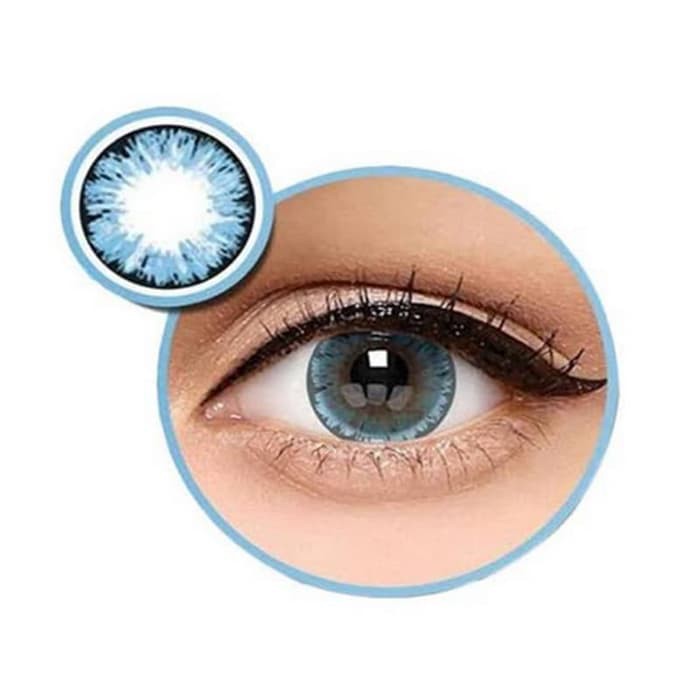 SOFTENS MINUS DAN NORMAL X2 ICE NUDE N8 / NO.8 BLUE 16mm (0.00 sd -6.00) GRATIS TEMPAT SOFLEN