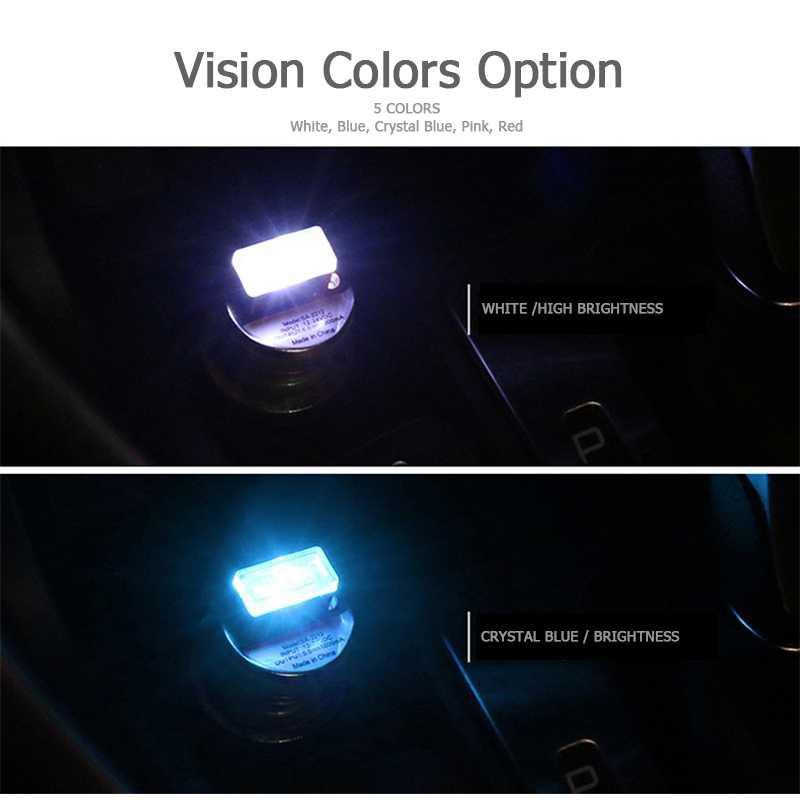 Phelenseye Lampu LED USB Dekorasi Interior Mobil - TY203106 ( Mughnii )