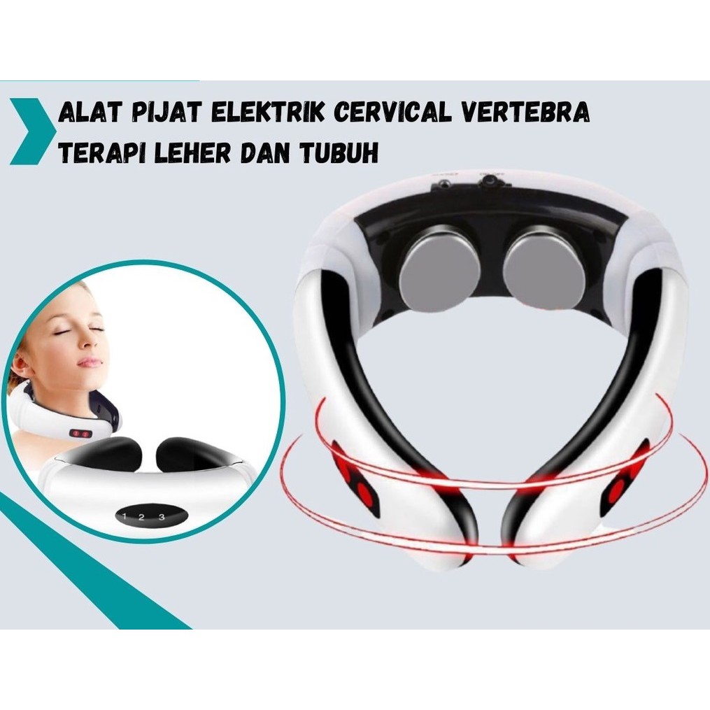 Jual Alat Pijat Elektrik Cervical Vertebra Terapi Leher Dan Tubuh