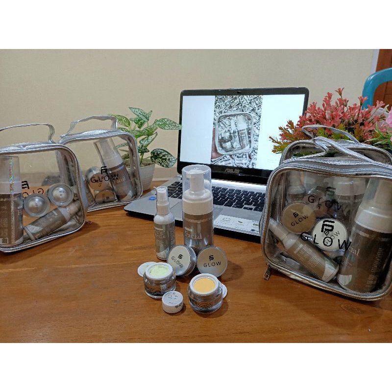PsGlow paket glowing whitening bonus touch