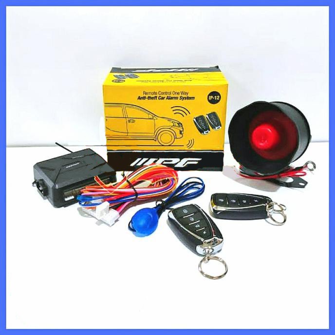 Alarm Mobil Universal IPF 012 Original Untuk Semua Mobil 12V Termurah