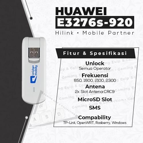 Modem Usb 4G Huawei E3276 - Bonus Kartu Smartfren