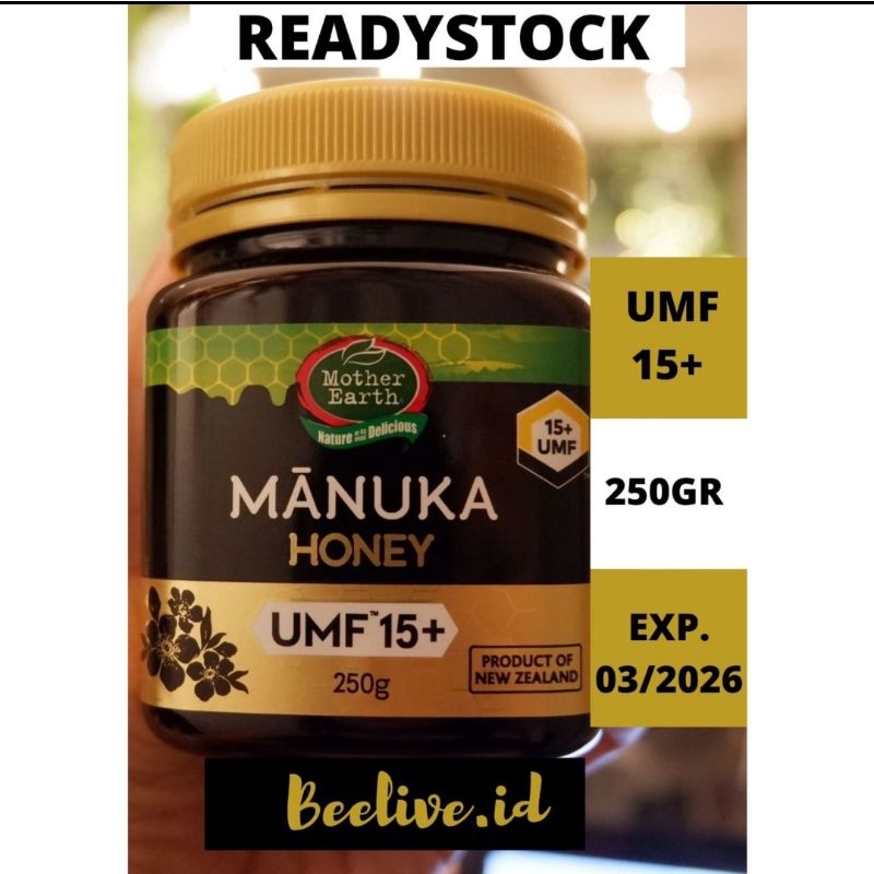 

Madu Mother Earth Manuka Honey UMF 15+ MGO 515+ 250 gr