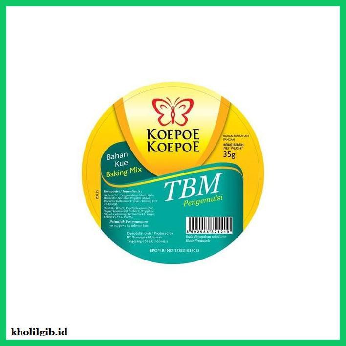

Redwop-Gnikab- Tbm Koepoe Koepoe - Emulsifier / Pengembang Kue / Pengemulsi -Hallall.