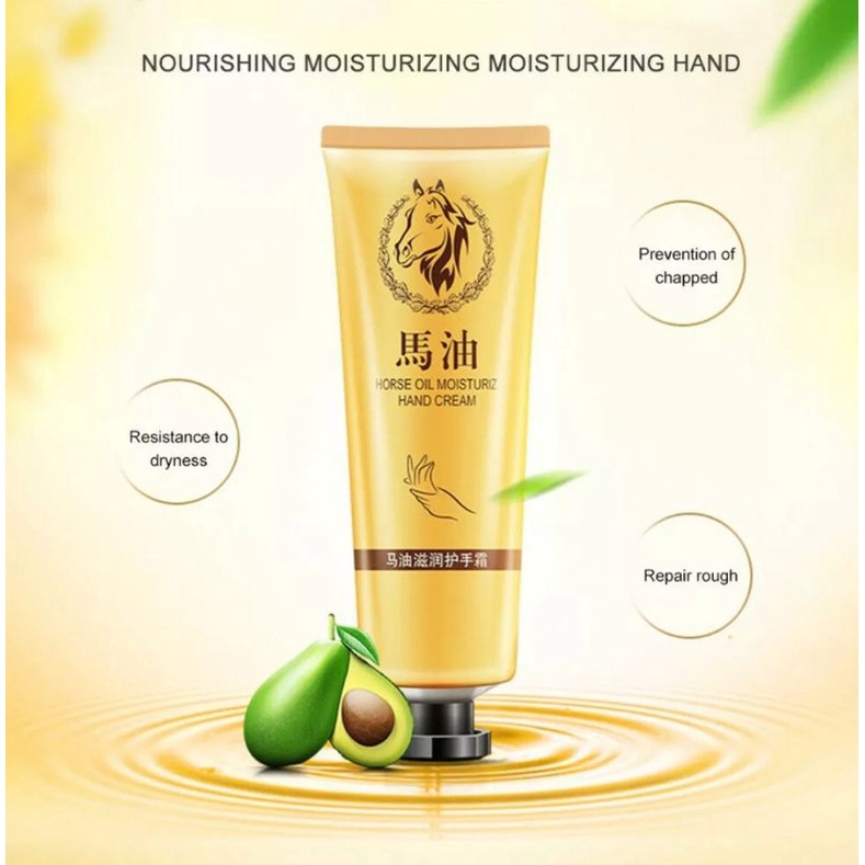 IMAGES HORSE OIL MOISTURIZING HAND CREAM PENUAN TANGAN KAKI KULIT KERING MELEMBABKAN MEMUTIHKAN 30ML