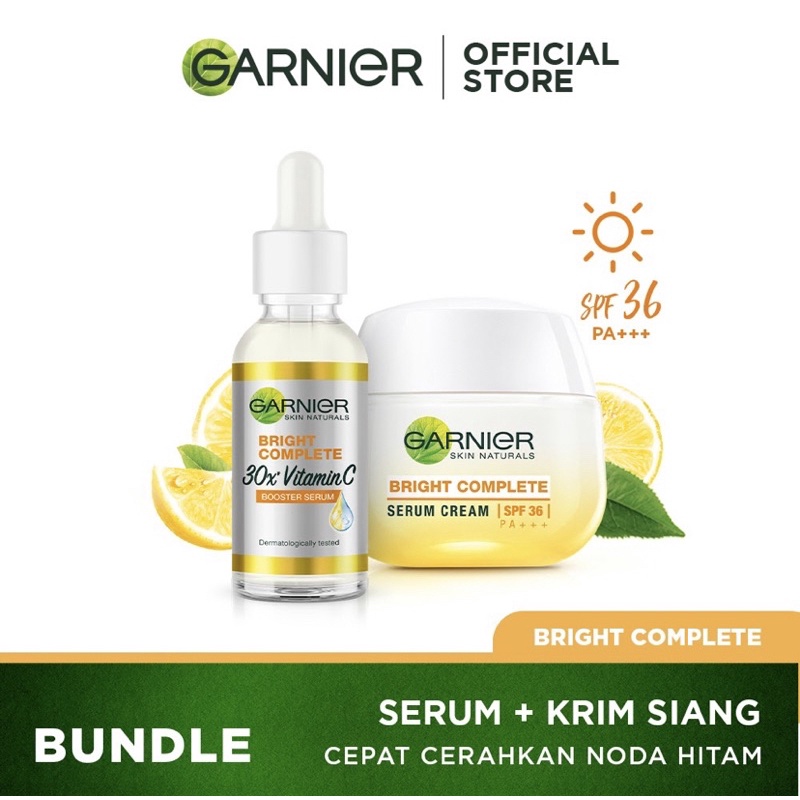 Jual Garnier Light Complete Vitamin C 30x Booster Serum Skin Care 30 Ml Shopee Indonesia