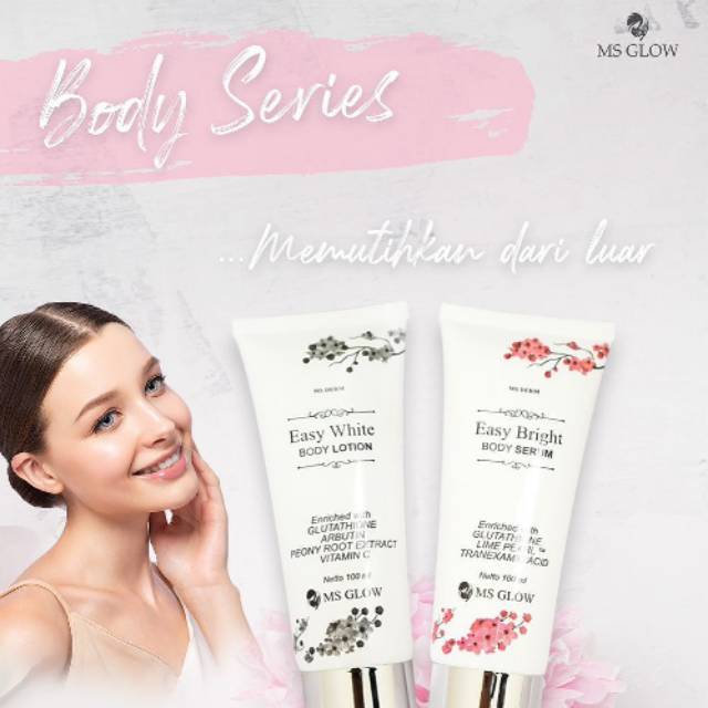 paket pemutih badan ms glow