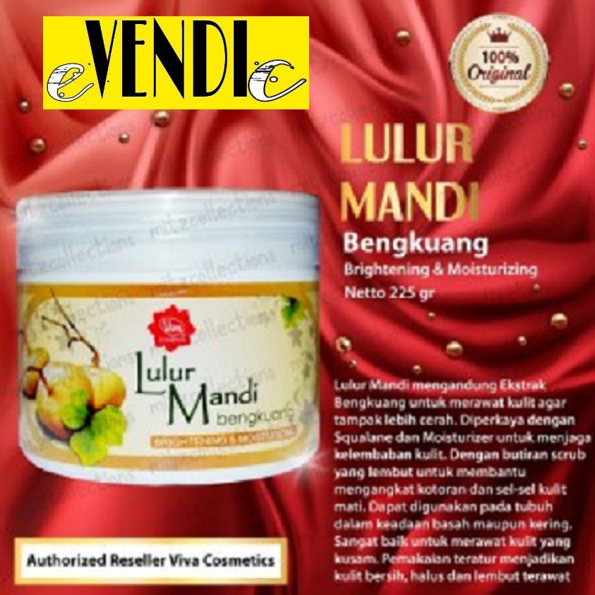 Viva Lulur Mandi Bengkuang 225 gram BPOM Halal