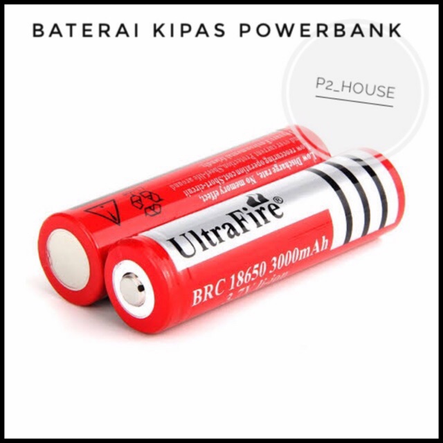 High Quality Baterai Kipas Powerbank / Senter Ultrafire
