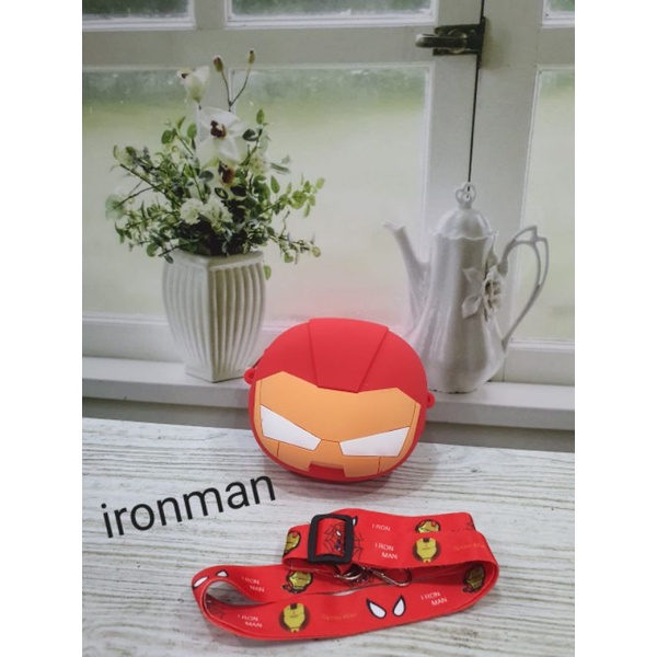 Mrcaisen COD TAS JELLY selempang mini anak karakter superhero kartun