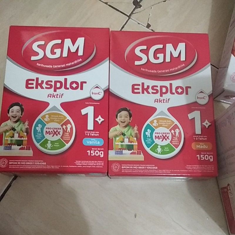 SGM Eksplor 1-3 th 150g Madu / vanila