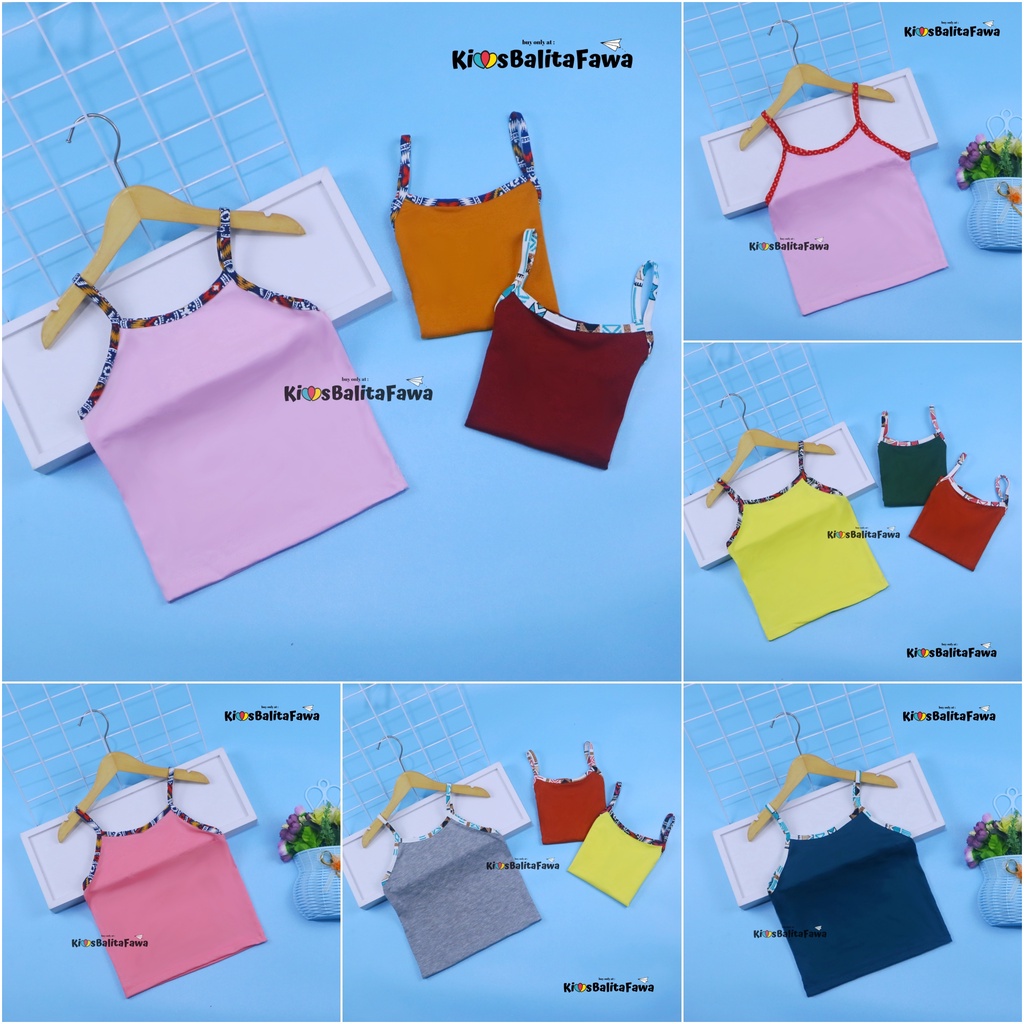 Lova Tanktop uk 3-18 Bulan / Atasan Bayi Perempuan Pakaian Anak Bayi Cewek Baju Murah Lucu Import