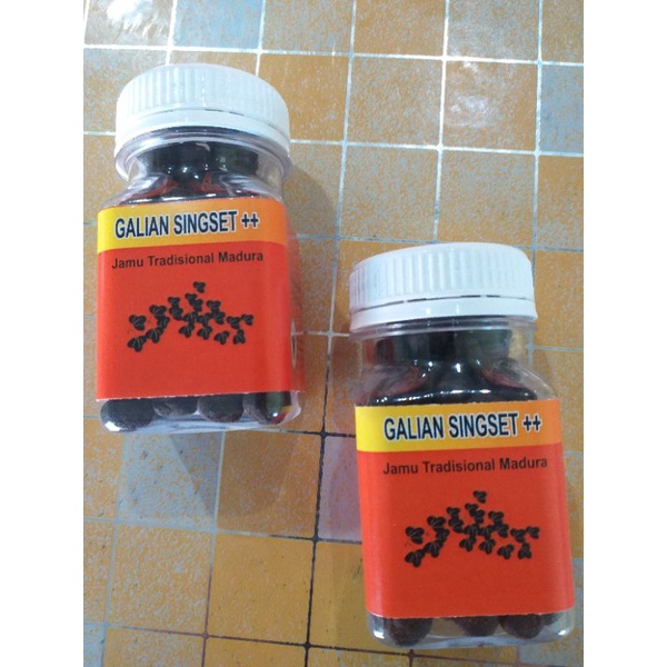 Galian Singset++ Jamu Pelangsing Herbal Ramuan Madura 100 Biji Susut Perut Singset Rapet Awet Muda