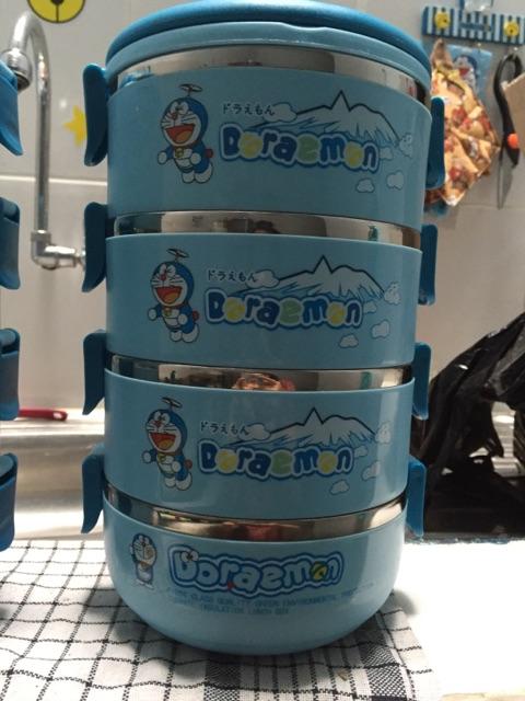 Lunchbox (rantang Stainless) Doraemon Susun 4