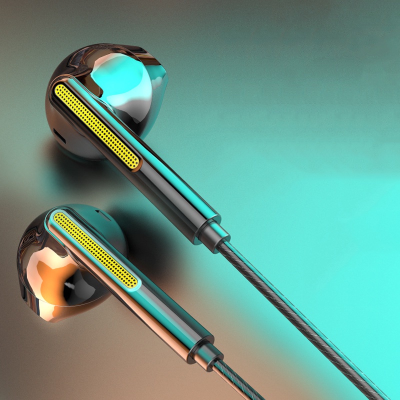 Headset Earphone Gaming In-Ear Heavy Bass Kabel Dengan Mic