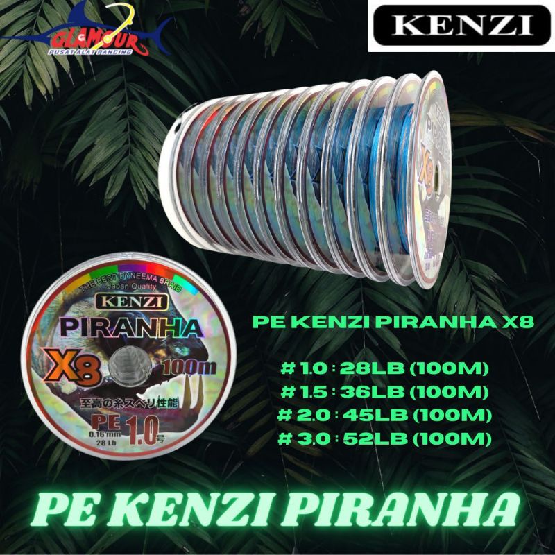 SENAR PANCING / BENANG PANCING / SENAR PE / TALI PE / Kenzi Piranha x8