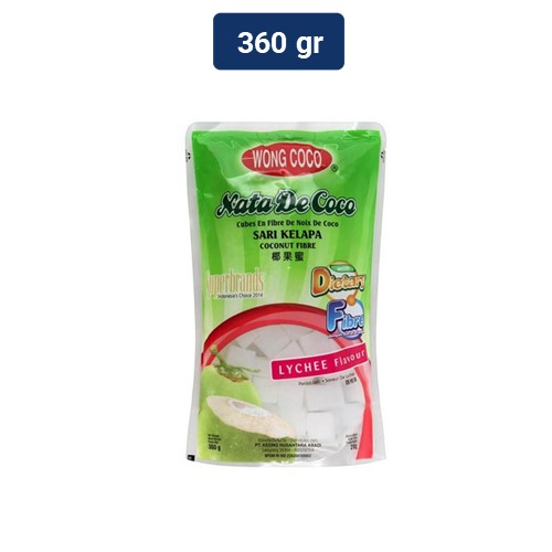 

Wong Coco Nata De Coco Cubes Lychee 360gr