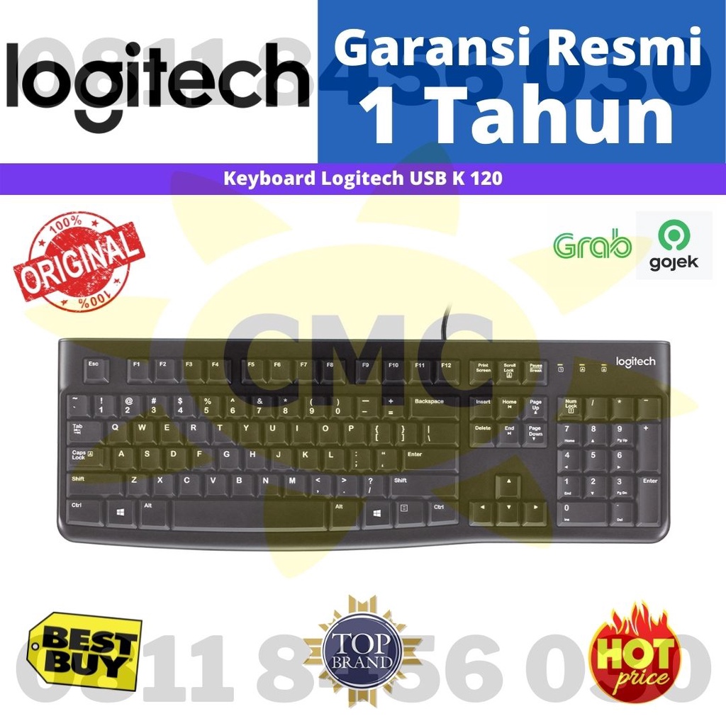 Logitech Keyboard K120 Keyboard logitech - Garansi Resmi